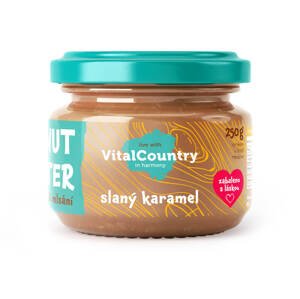 Vital Country Arašídové máslo slaný karamel Množství: 250 g