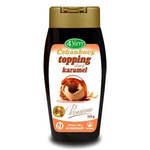4Slim Čekankový topping slaný karamel 330g