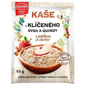 SEMIX Kaše z klíčeného ovsa a quinoy s jablkem a skořicí bez lepku 65 g