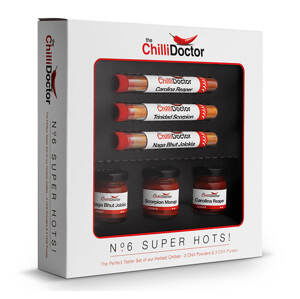 The ChilliDoctor Super Hots! - extrémně pálivý chilli balíček