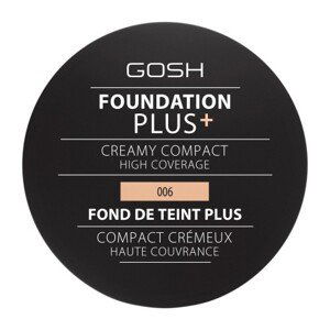 GOSH COPENHAGEN Foundation Plus+ Creamy Compact  make-up - 006 Honey  9 g