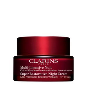 Clarins Super Restorative Night Cream Very Dry Skin noční krém proti stárnutí pro velmi suchou a zralou pleť 50 ml