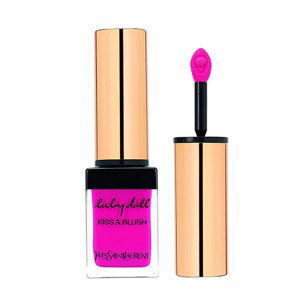 Yves Saint Laurent Kiss&Blush Lips and Cheeks lesk na rty, tvářenka - 1 10 ml