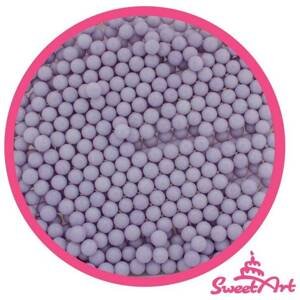 SweetArt cukrové perly fialové 5 mm (80 g)