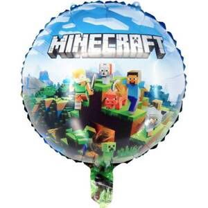 Fóliový balónek Minecraft 46cm - Cakesicq