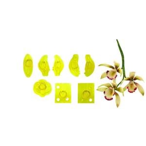 Vykrajovátka 8ks – malá orchidej Cymbidium - PME