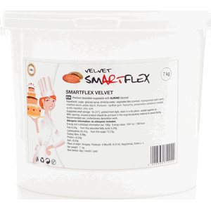 Smartflex Velvet Mandle 7 kg (Potahovací a modelovací hmota na dorty)