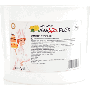 Smartflex Velvet Citron 7 kg (Potahovací a modelovací hmota na dorty)