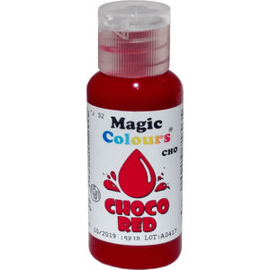 Gelová barva do čokolády Magic Colours (32 g) Choco Red