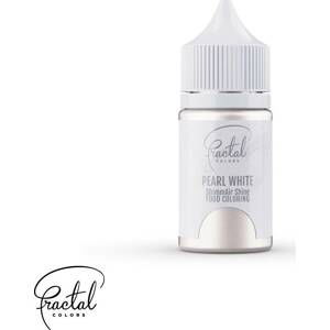 Dekorativní airbrush perleťová barva tekutá Fractal - Pearl White (33 g)