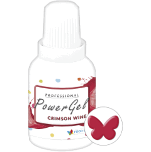 Food Colours gelová barva PowerGel Crimson Wine 20 g