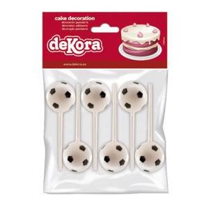 Zápich do dortu, nebo cupcakes - fotbalové míče - Dekora