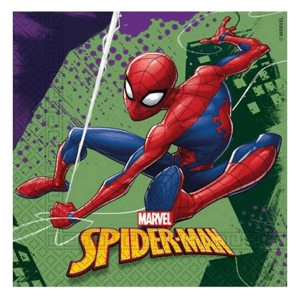 Papírové ubrousky Spiderman 33x33cm 20ks - Godan