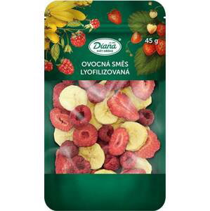 Diana Ovocná směs lyofilizovaná - banán, jahoda, malina (45 g)