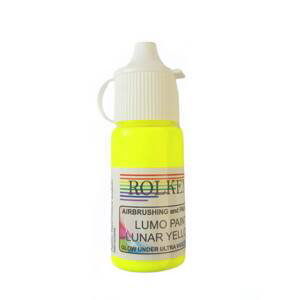 Neonová fluorescenční gelová barva 15ml Lunal Yellow - Rolkem