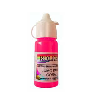 Neonová fluorescenční gelová barva 15ml Razzmatazz - Rolkem