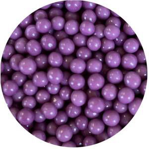 Cukrové perličky 4mm fialové 80g - Scrumptious