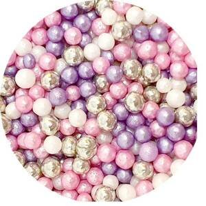 Cukrové perličky Weinkle ice pink 80g - Scrumptious