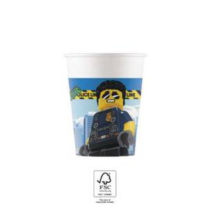 Papírové kelímky 200ml Lego city - Procos