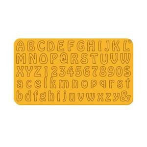 Vytlačovací abeceda Clasic 23x12,5cm - Cakesicq