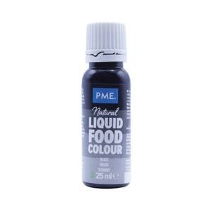 Přírodní potravinářská barva černá 25 ml - PME