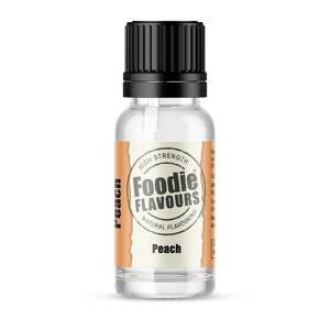 Přírodní koncentrované aroma 15ml broskev - Foodie Flavours