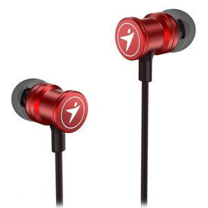 GENIUS sluchátka HS-M316 METALLIC RED, 4pin 3, 5 mm jack, červená