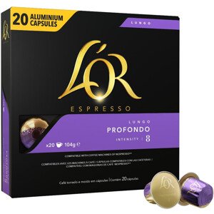 NESPRESSO PROFONDO KAPSLE 20ks LOR