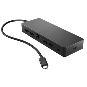 HP dock - Universal USB-C Multiport Hub (2x USB-A 3.2, 1xUSB-C, 1xHDMI 2.0, 1xDP 1.2, USB-C 65W, RJ45, bez zdroje