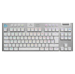 Logitech Mechanical Gaming Keyboard G915 TKL Tenkeyless LIGHTSPEED Wireless RGB - Tactile - WHITE - CZ/SK