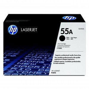 HP CE255A - originální toner HP 55A, černý, 6000 stran