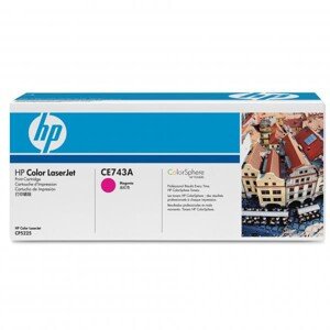 HP CE743A - originální toner HP 307A, purpurový, 7300 stran