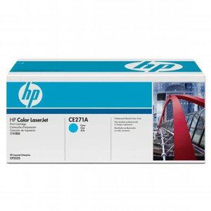 HP CE271A - originální toner HP 650A, azurový, 15000 stran