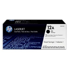 HP Q2612AD - originální toner HP 12A, černý, 2x2000 2ks