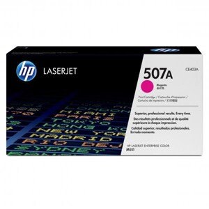 HP CE403A - originální toner HP 507A, purpurový, 6000 stran