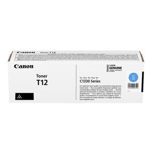 CANON T-12 C - originální toner, azurový, 5300 stran