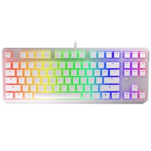 Endorfy herní klávesnice Thock TKL OWH Pudd.Khail BR RGB /USB/ brown sw./ drátová / mechanická / US layout / bílá RGB