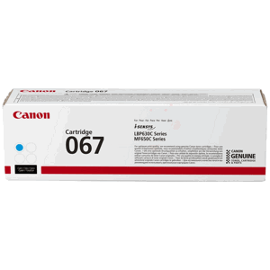 CANON 067 C - originální toner, azurový, 1250 stran