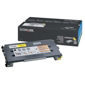 LEXMARK C500S2YG - originální toner, žlutý, 1500 stran