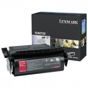 LEXMARK 12A0725 - originální toner, černý, 23000 stran