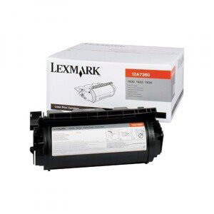 LEXMARK 12A7360 - originální toner, černý, 5000 stran