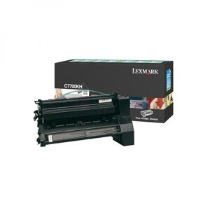 LEXMARK C7700KH - originální toner, černý, 10000 stran