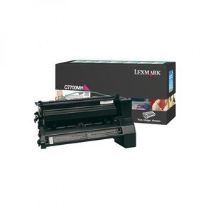 LEXMARK C7700MH - originální toner, purpurový, 10000 stran