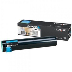 LEXMARK X945X2CG - originální toner, azurový, 22000 stran