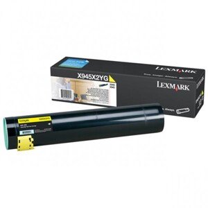 LEXMARK X945X2YG - originální toner, žlutý, 22000 stran