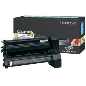 LEXMARK C782X1YG - originální toner, žlutý, 15000 stran