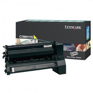 LEXMARK C780H1YG - originální toner, žlutý, 10000 stran