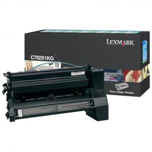 LEXMARK C782X1KG - originální toner, černý, 15000 stran