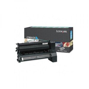 LEXMARK C782X1CG - originální toner, azurový, 15000 stran