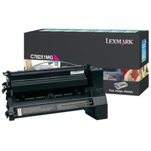 LEXMARK C782X1MG - originální toner, purpurový, 15000 stran